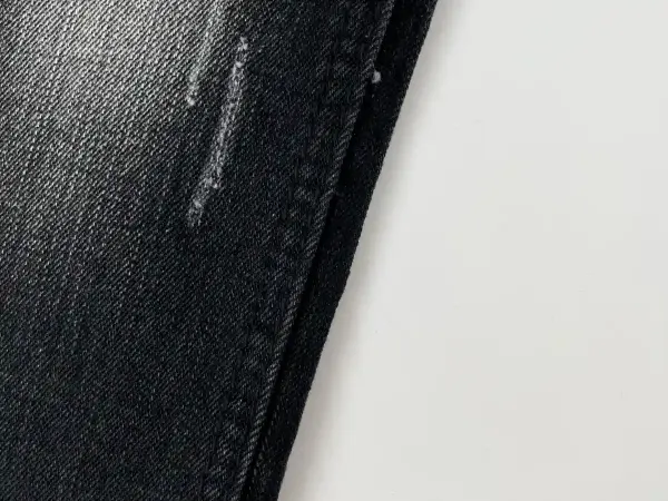 Vải Jean rách Crisp Slub nặng