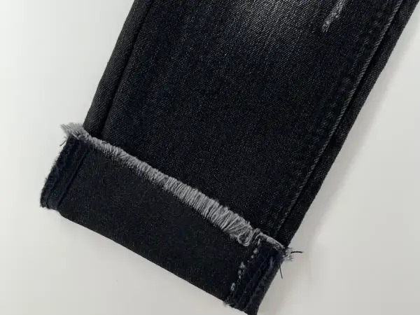 Vải Jean rách Crisp Slub nặng