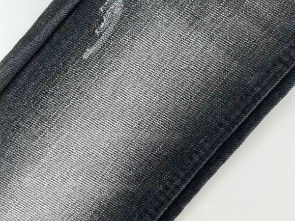 Vải Jean rách Crisp Slub nặng