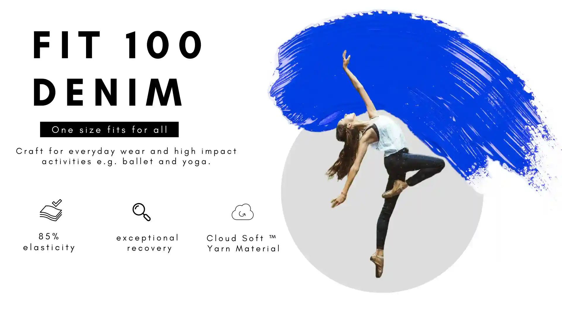 One Stretch Fabric for Three Sizes