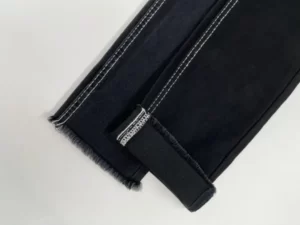 Premium Special Midnight Black Stretch Denim Cloth BT1067 (2)