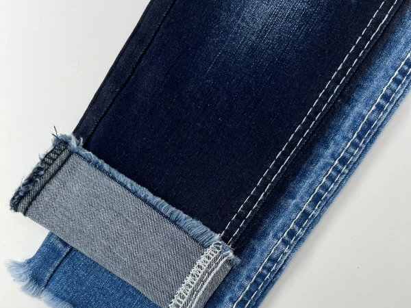 Classic Slub Cotton Spandex High Stretch Woven Denim Fabric