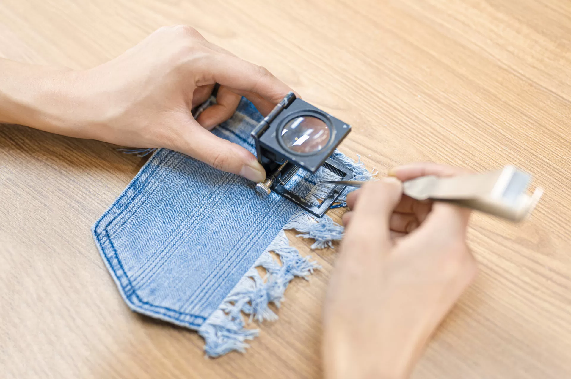 Analysis denim fabric