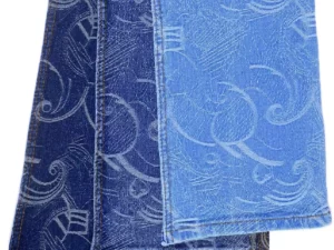 jacquard denim in ZEVA