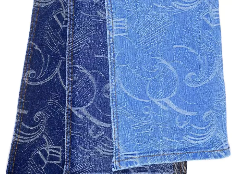jacquard denim in ZEVA
