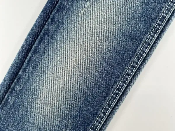 Biodegradable Lyocell Cotton Denim With Slight Stretch And Bold Twill Style