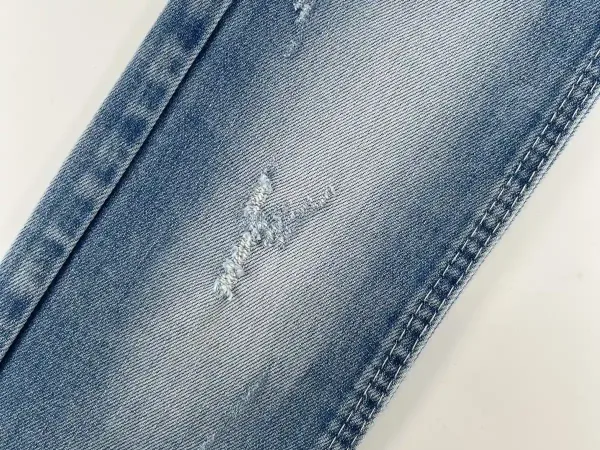Biodegradable Lyocell Cotton Denim With Slight Stretch And Bold Twill Style