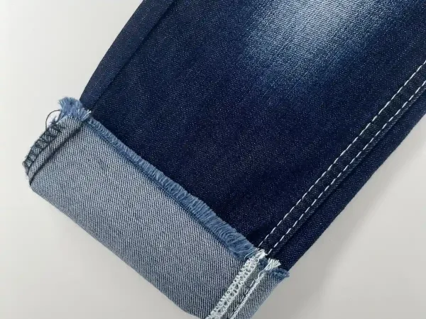 Rope Dyed Saturated Blue With Drape Silky Hand Feel Lightweight Cotton Lyocell Denim
