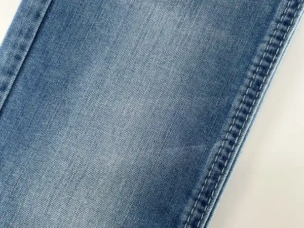 Rope Dyed Saturated Blue With Drape Silky Hand Feel Lightweight Cotton Lyocell Denim