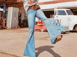 Bell Bottom denim jeans