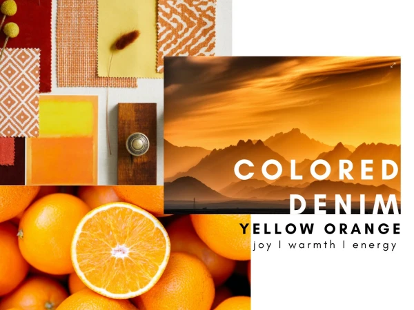 Yellow Color Denim Fabric