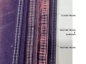 voliet purple denim fabric