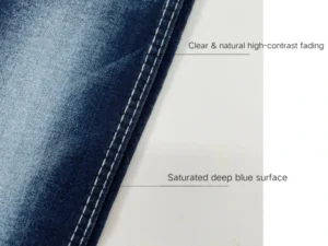 45%Stretch&10oz Tela vaquera para jeans ajustados de mujer