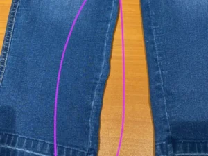 Jeans Hem Distortion and Loss of Elasticity