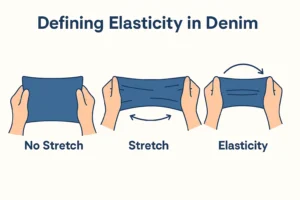 Elasticity in denim