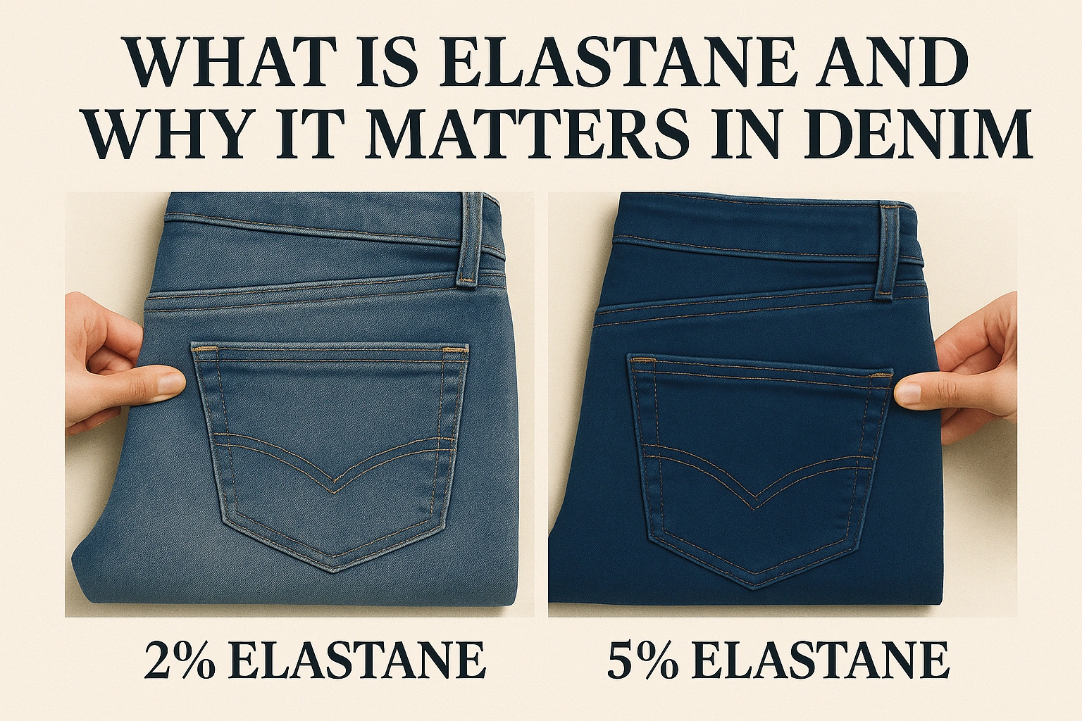 Choosing Between 2% and 5% in Performance Denim