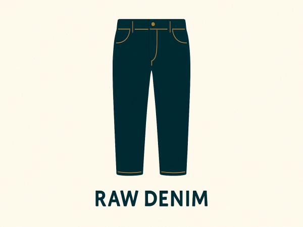 Raw denim