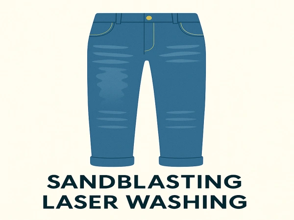 Sandblasting and Laser Washing