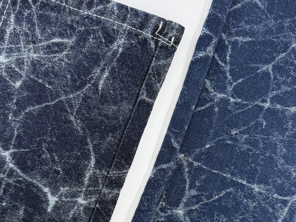 Jacquard Denim Fabric With Stylish Cracked Surface Design-1 (1)