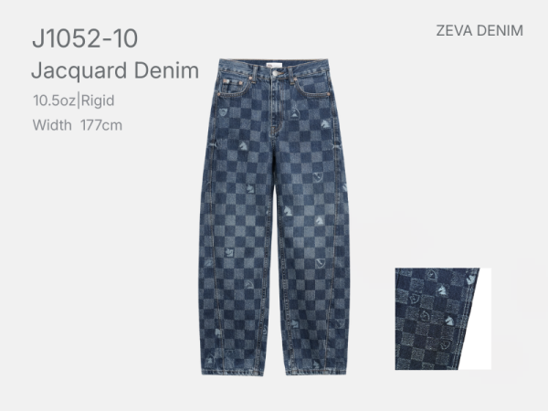 J1052-chessboard-jacquard-denim-jeans-checker-pattern-denim.