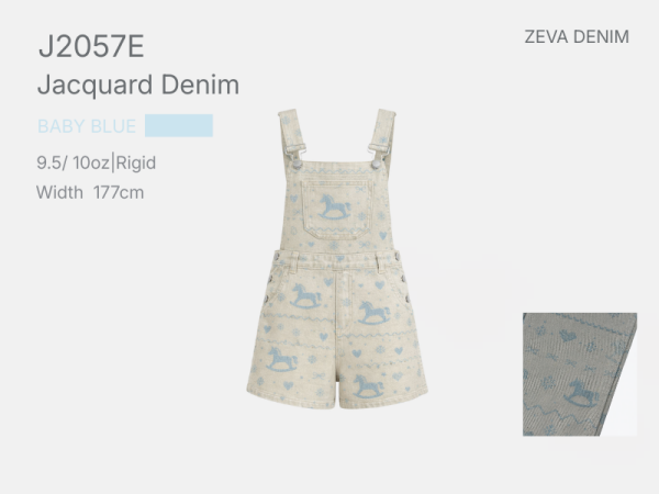 Fair Isle Horse Jacquard Denim