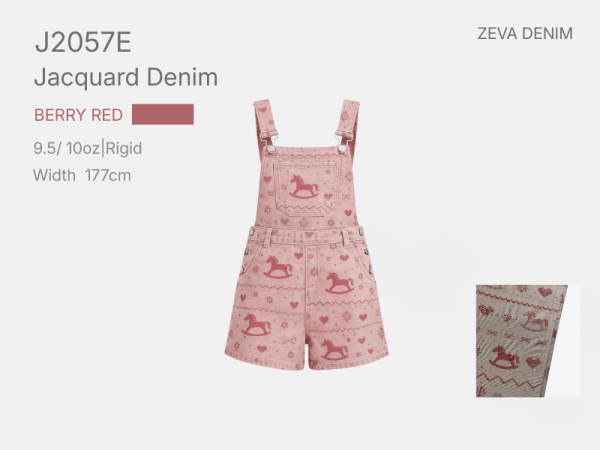 Fair Isle Horse Jacquard Denim