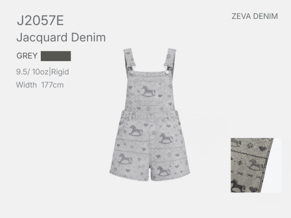 Fair Isle Horse Jacquard Denim