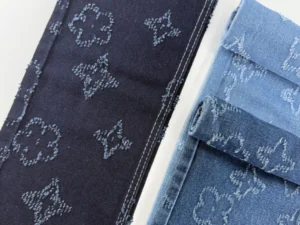 A Modern Engineered Floral Texture for Contemporary Denim