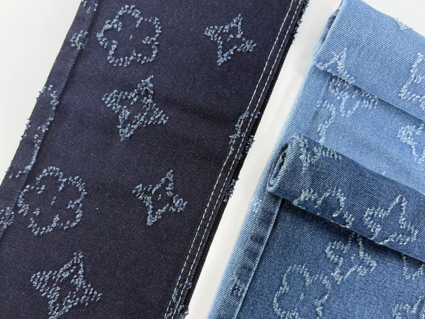 A Modern Engineered Floral Texture for Contemporary Denim