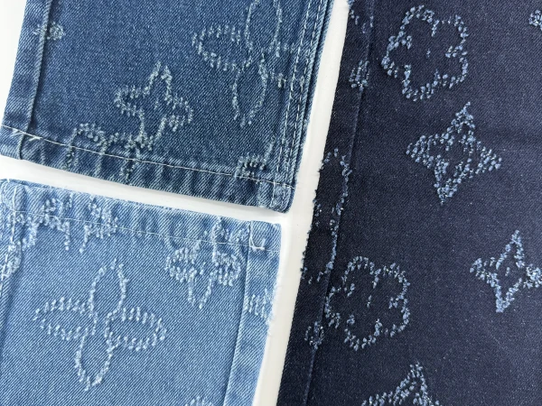 A Modern Engineered Floral Texture for Contemporary Denim
